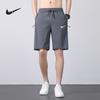 Shorts Masculinos de Verão de Seda Gelo Transfronteiriços Soltos Casuais de Secagem Rápida para Fitness Corrida Esportivos Respiráveis Frescos Calças Cinco Pontos para Homens