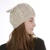[Gran Venta Especial] Nuevo Sombrero de Punto Cálido para Mujer Otoño e Invierno Jacquard Trenzado de 8 Caracteres Orejas de Gato Lindo Sombrero de Lana