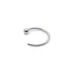 Piercing de nariz em aço inoxidável em forma de C para Amazon transfronteiriço nicho versátil estilo europeu e americano argola de nariz joia de perfuração simples atacado