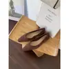 1008-2~Zapatos Mary Jane de Cuña con Punta Cuadrada Francesa para Mujer 2025 Otoño Nuevo Estilo