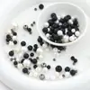 Perlas de Imitación de Alto Brillo Perforadas de ABS Tamaño Mixto Cuentas Sueltas Accesorios para Joyería DIY Color Mixto Color Mixto Fabricante Mayorista
