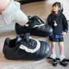 Zapatos Deportivos para Niñas Primavera y Otoño Nuevo Estilo Coreano Sentido del Diseño de Nicho Retro Floral Tacón Oculto Casual Entrenamiento Alemán Deportivos para Niñas
