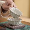 Mesa de Hielo Xiao Zhu Pintado a Mano Taza Qing Language Taza de Maestro Cerámico Taza Personal para el Hogar Taza para Cata de Té Taza del Juego de Té Kung Fu