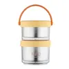 Tigela Isolada Dopamine Aço Inoxidável 304 Novo Modelo Marmita para Trabalhadores de Escritório Mini Pequena Marmita com Tampa Caixa de Legumes Tigela de Sopa Recipiente de Alimentos
