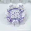 Etiqueta de identificación con colgante reflectante de tela no tejida para bolsa Ita personalizada DIY, adorno colgante mini creativo de estrella idol
