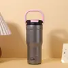 Nova Caneca Térmica Portátil de Aço Inoxidável 316 Copo Portátil de Alta Qualidade Ice Buster Grande Capacidade com Canudo Duplo para Bebida Porta-Copos