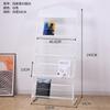 Revistero Yinghao, Revistero, Estante de Exhibición para Almacenamiento de Información, Plegado de Folletos, Metal de una Sola Página para Libros y Periódicos, Simple Shihua