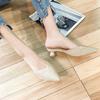 Zapatillas de Casa de Verano para Mujer Populares en Internet 2024 Nuevas Antideslizantes Combinan con Todo Tacón Grueso Tacón Medio Sandalias de Medio Zapato Tejidas Voladoras para Mujer