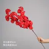 Galhos de flor de cerejeira artificiais, árvores de flor de cerejeira, decorações de casamento de plástico, flor de pessegueiro e flor de pereira para interiores, sala de estar, piso e teto, guirlandas de flores artificiais