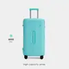 Mala de Grande Capacidade com Alto Acabamento Feminina Resistente Durável Bagagem de Mão Caixa com Senha PC Espessado Case de Carrinho de Viagem Novo Modelo Masculino
