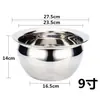 Tambor de Aceite de Acero Inoxidable Cubeta de Aceite con Tapa Cubeta de Aceite Hinchada Engrosada Tarro de Condimentos Cubeta de Condimentos Cocina Cubeta de Acero Inoxidable Venta al por Mayor