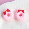 Boutique moño mate punto de ola rosquilla resina accesorios para juego de comida DIY accesorios para el cabello de niños accesorios para pinzas de pelo