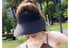 Sombrero de Sol Integrado Sin Sentido para Mujer Anti-Ultravioleta Verano Plegable Sombrero de Copa Vacío Sombrero de Sol Sin Marca Sombrero de Sol para Hombre