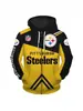 Sudadera con capucha y cremallera deportiva para hombre de exportación transfronteriza, temática de fútbol americano de la NFL, sudadera con capucha multicolor