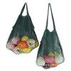 Bolsa de malla de algodón puro, gran oferta de Amazon, bolsa de algodón portátil, bolsa de malla de algodón, bolsa de compras de bolsillo de red para verduras y frutas de supermercado.