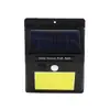 Lámpara de Pared Solar Transfronteriza con Luz Fuerte en Todos los Lados, Lámpara Solar de Jardín, Sensor de Cuerpo Humano, Iluminación Tridimensional para Exteriores, Súper Brillante