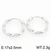 Brincos Mobius para Homens e Mulheres Tendência Versátil para o Dia a Dia Studs de Aço Inoxidável Torcidos Personalizados Estilo Cool Ornamentos de Orelha Trançados