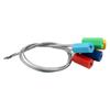 Etiqueta Antirrobo para Logística Exprés, Sello a Prueba de Manipulaciones, Sello para Contenedor, Cable de Acero Tipo Apriete para Camión Cisterna de Petróleo