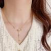 Moda coreana design sentimento estrela e lua zircônia gota d'água mans estrela fada corrente clavicular francês gentil Coringa colar atacado