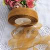 Cinta de Gasa de Nieve de 2.5 cm DIY Hecha a Mano Cinta de Rosas Accesorios para el Cabello Fabricación de Lazos Regalo Cinta para Decoración de Pastel