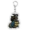 Nuevo Colgante de Acción Delta Animal Peculiar Llavero Acrílico Decoración para Mochila de Estudiante