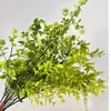 Eucalipto Dinero Césped Artificial Arreglo Floral Hojas Paisajismo Ingeniería Plantas Verdes Mayorista Eucalipto Decorativo Boda