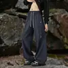 Pantalones personalizados/forrados de polar para otoño e invierno, pantalones impermeables para hombre para exteriores, marca de moda, pantalones de trabajo rectos holgados, estilo grueso