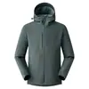 Chaqueta Exterior Estilo Montaña para Hombre, Nuevo Abrigo con Capucha de Otoño, Ropa de Montañismo Cortavientos e Impermeable, Chaqueta Casual para Hombre, Moderna