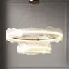 Lámpara de araña minimalista italiana para restaurante, Lámpara elegante y creativa de diseñador nórdico para sala de estar y villa, Iluminación moderna minimalista para barra de bar