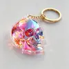 Llavero acrílico de calabaza fantasma en polvo transfronterizo, lindo colgante de dibujos animados de Halloween, charm para bolsa, pequeño regalo