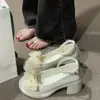 Zapatos de mujer de estilo francés con brisa suave de noche y diseño único, nuevos zapatos Mary Jane de tacón alto Lolita para otoño de 2026