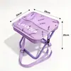 Estojo de lápis banquinho dobrável pequeno camping bolsa de mão portátil banquinho bolsa de mão banquinho banquinho de estudante artefato para fila cadeira dobrável