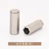 Clipe Hexagonal Sino Metálico Pendurado Fio de Tubo Reto Fivela de Ponta de Corda Liga de Zinco Fivela de Ponta de Corda de Calça Acessórios de Vestuário Jinda
