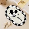 Alfombra de baño antideslizante de dibujos animados Mickey, alfombra absorbente de barro de diatomeas, felpudo de baño, inodoro, baño, alfombra de piso impermeable