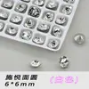 Pedras de Strass de Alta Qualidade K9 para Nail Art, Redondas de 6mm, Super Brilhantes, Strass Empilhados, Diamantes de Vidro Pequenos Redondos com Base Pontiaguda, Pedras de Strass para Nail Art DIY
