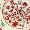 Serie Roja de Navidad y Año Nuevo Conejo Lindo Oso Paixing Cuentas Accesorios de Aleación DIY Cuentas