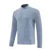 Niaojia Ping Primavera Manga Larga para Hombre y Mujer con Cremallera Cuello Alto Casual Secado Rápido para Exteriores Correr Fitness Entrenamiento Tops
