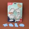 Molde de corte multifuncional Serie Dinosaurios Nuevos Molde para galletas Simulación de pastel Herramientas para hornear en casa 3D Alimento Suplementado Diy