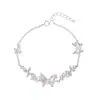 Pulsera Original Tichia Mariposa Luz de Estrella para Mujer Plata de Ley S925 Lujo Accesible Gama Alta Joyería de Mano Mariposa Rosa Dulce