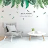 Pegatinas Decorativas de Plantas Estilo Nórdico Pintadas a Mano Estilo Nuevo Primavera 2026 Pegatinas de Fondo para Sala de Estar, Cocina, Dormitorio