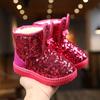 Botas de nieve para niños en stock, botas de nieve de algodón grueso y cálido para niños, botas de nieve para niñas, botas de nieve para bebés.