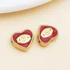 Cuentas espaciadoras de esmalte de ojo de la suerte de doble cara de acero inoxidable con cuentas estilo europeo y americano para accesorios de joyería hechos a mano DIY