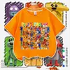 Camiseta Infantil de Manga Curta Tema Restaurante da Suzi Verão Homem Melancia Desenho Animado Meninos Top 100% Algodão