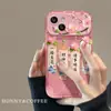 Flores Todo el Camino Son Adecuadas para Funda de Teléfono Móvil Estilo Chino para Apple 16 Iphone14Pro Espejo Flip 15 Transparente Silicona 13