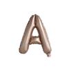 Balão de filme de alumínio com letras A-Z em inglês, versão americana de 16 polegadas, retrô, colorido, cerimônia de casamento, aniversário, decoração criativa, bola