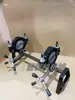 Suporte para máquina de solda por topo de sifão, aperto de tubo de PE, suporte fixo, máquina de conexão de tubos, drenagem manual para trabalho em alta altitude no mesmo andar