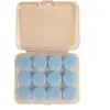 Fornecimento Transfronteiriço Tampões de Silicone para Ouvido 12 Peças Moldáveis à Prova d'Água Redução de Ruído Dormir Natação Tampões de Ouvido à Prova de Som Tampões de Ouvido para Natação