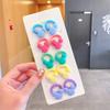 Traje de banda para el cabello de dibujos animados para niños color caramelo, linda cuerda para el cabello de animal, tamaño pequeño, goma elástica para el pulgar, anillo de toalla, accesorios para el cabello