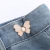 Hebilla de cintura de mariposa hebilla desmontable sin clavos botón de cintura sin costuras jeans cintura gran cambio pequeño artefacto adelgazante de cintura