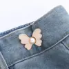 Hebilla de cintura de mariposa, par de hebillas, extraíble, sin clavos, sin costuras, botón de cintura, jeans, cintura grande, cambio, cintura pequeña, ajustado, artefacto